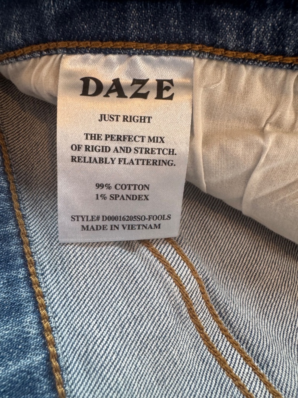 Daze Denim "Far Out" High Rise Wide Leg Jeans Sz 27 - Picture 4 of 12